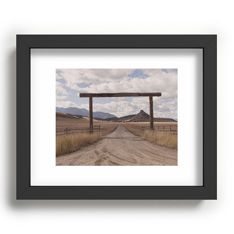 Wide Open Spaces x Montana Landscape Photography Framed Art Print
