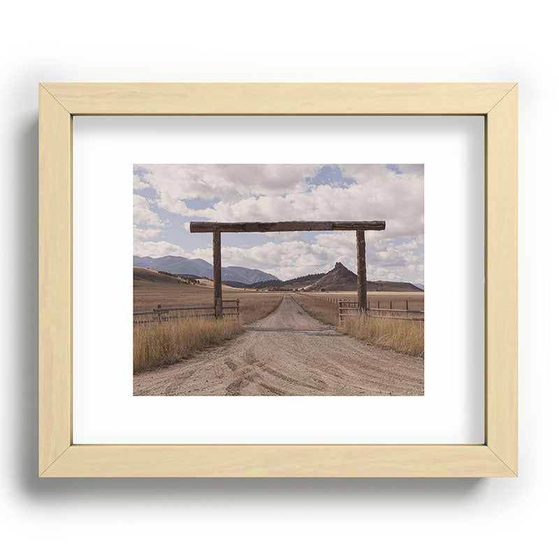 Wide Open Spaces x Montana Landscape Photography Framed Art Print