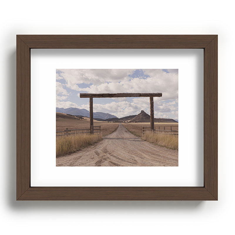 Wide Open Spaces x Montana Landscape Photography Framed Art Print