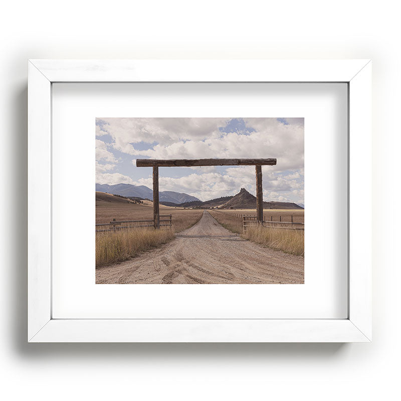 Wide Open Spaces x Montana Landscape Photography Framed Art Print