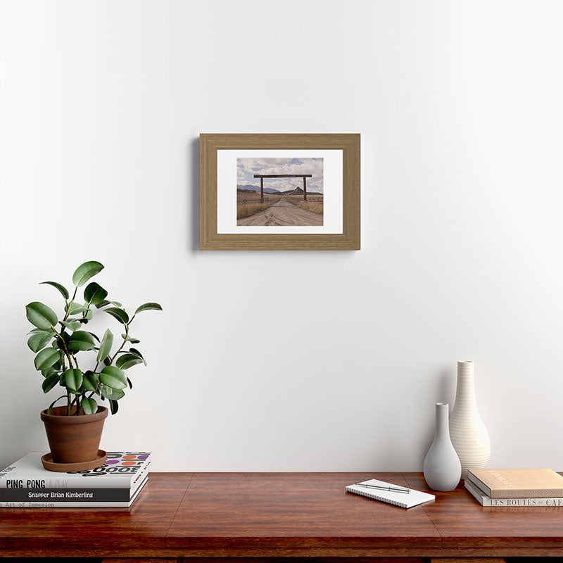 Wide Open Spaces x Montana Landscape Photography Framed Art Print