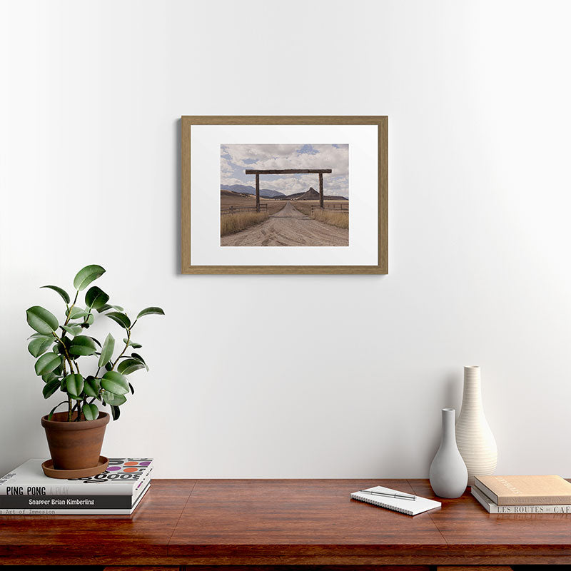 Wide Open Spaces x Montana Landscape Photography Framed Art Print