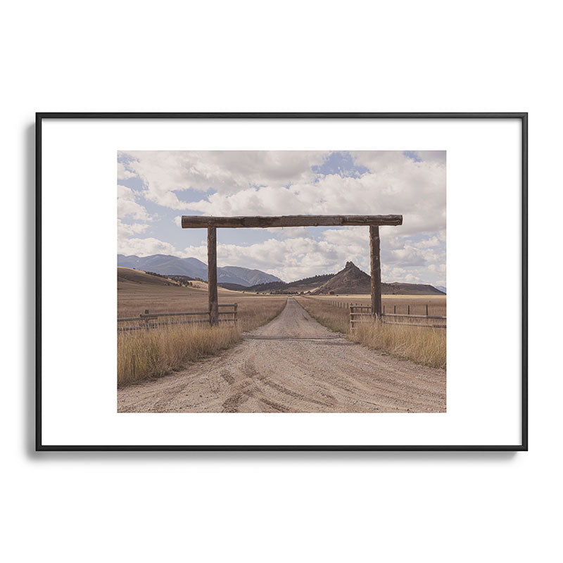 Wide Open Spaces x Montana Landscape Photography Framed Art Print