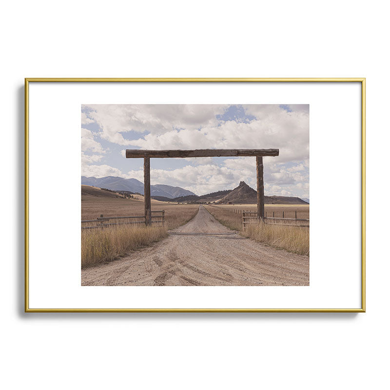 Wide Open Spaces x Montana Landscape Photography Framed Art Print