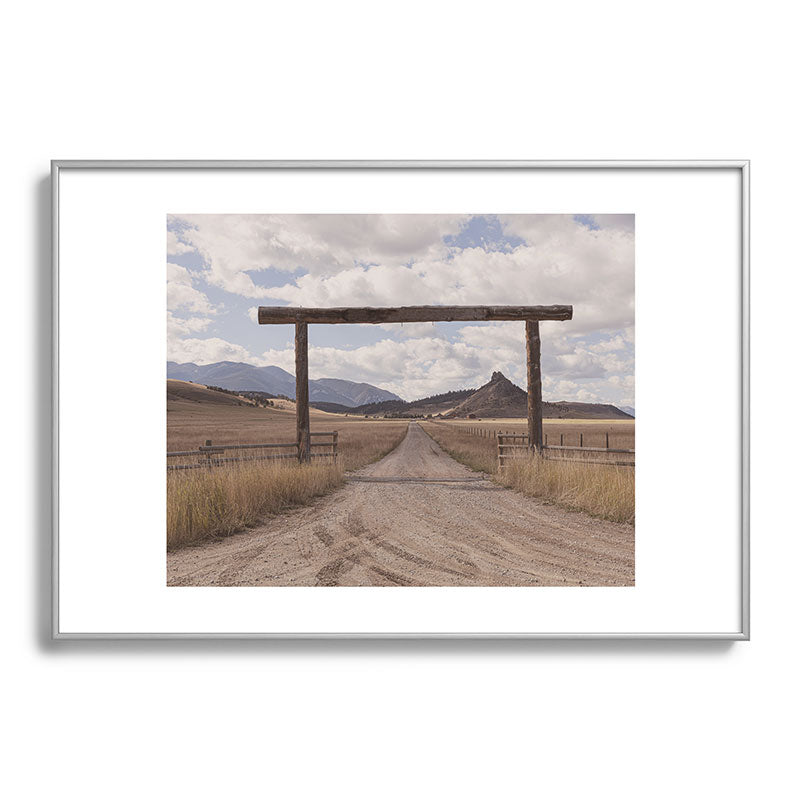 Wide Open Spaces x Montana Landscape Photography Framed Art Print
