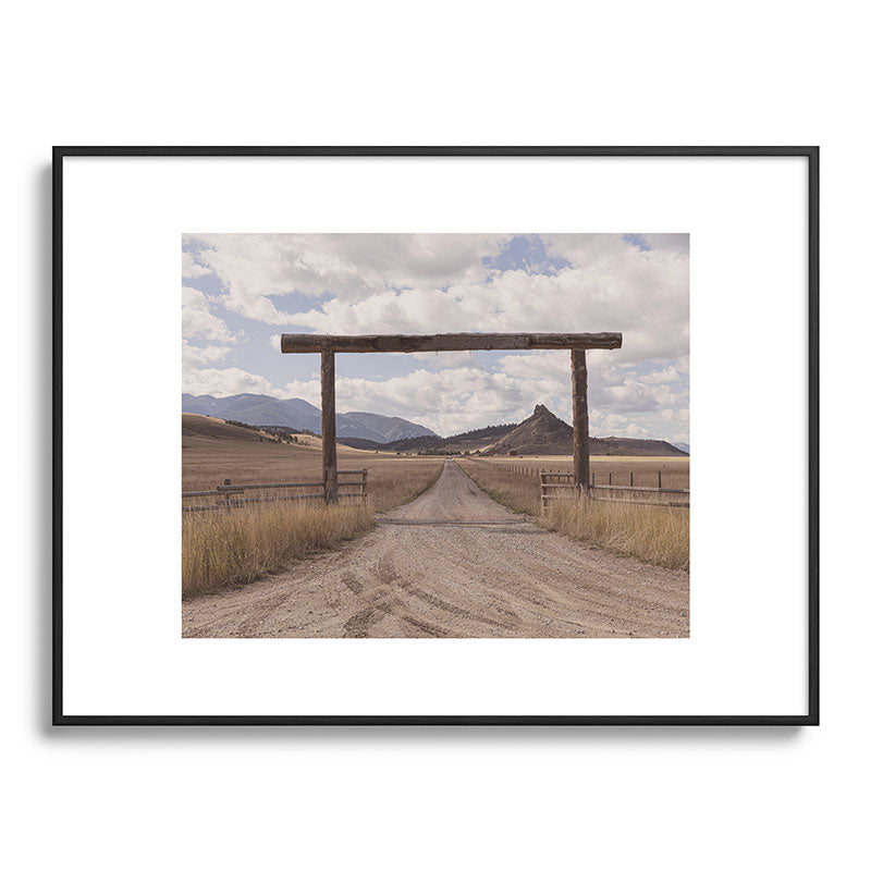 Wide Open Spaces x Montana Landscape Photography Framed Art Print
