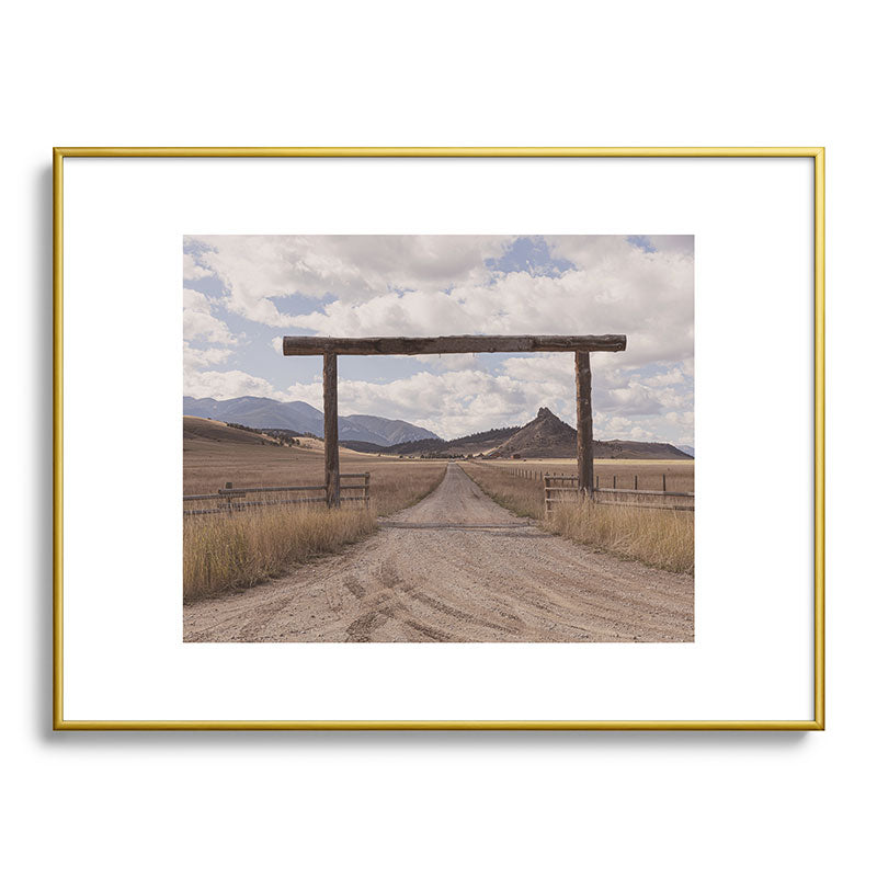Wide Open Spaces x Montana Landscape Photography Framed Art Print