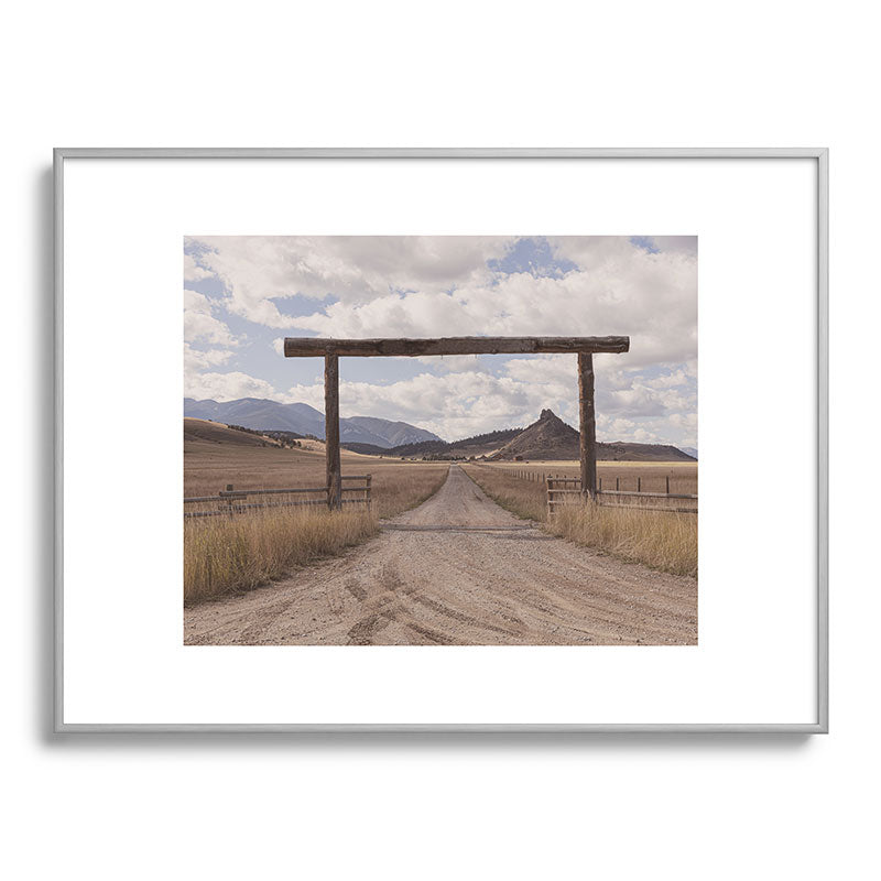 Wide Open Spaces x Montana Landscape Photography Framed Art Print