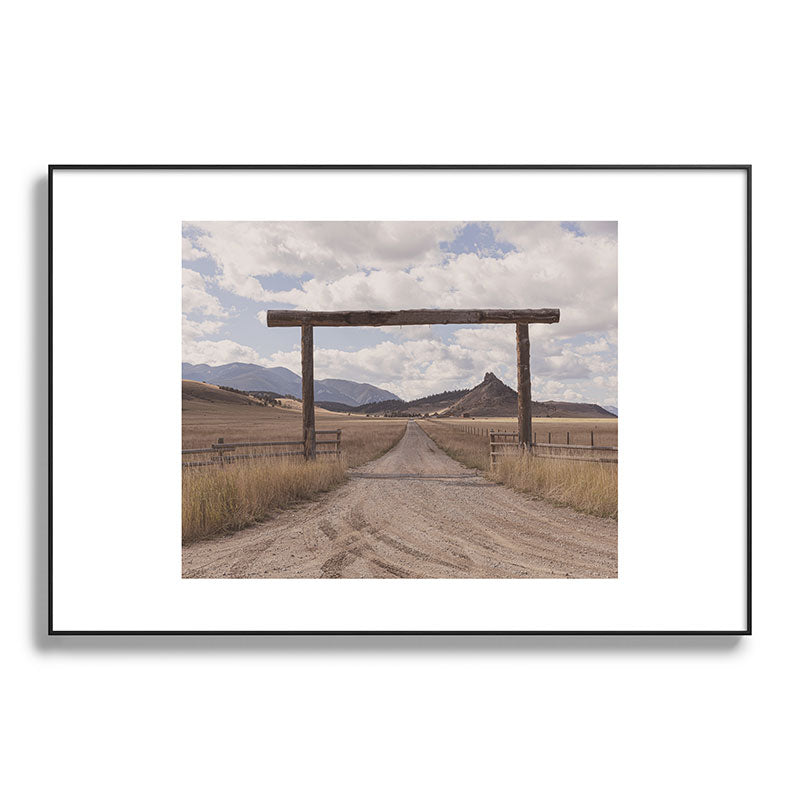 Wide Open Spaces x Montana Landscape Photography Framed Art Print