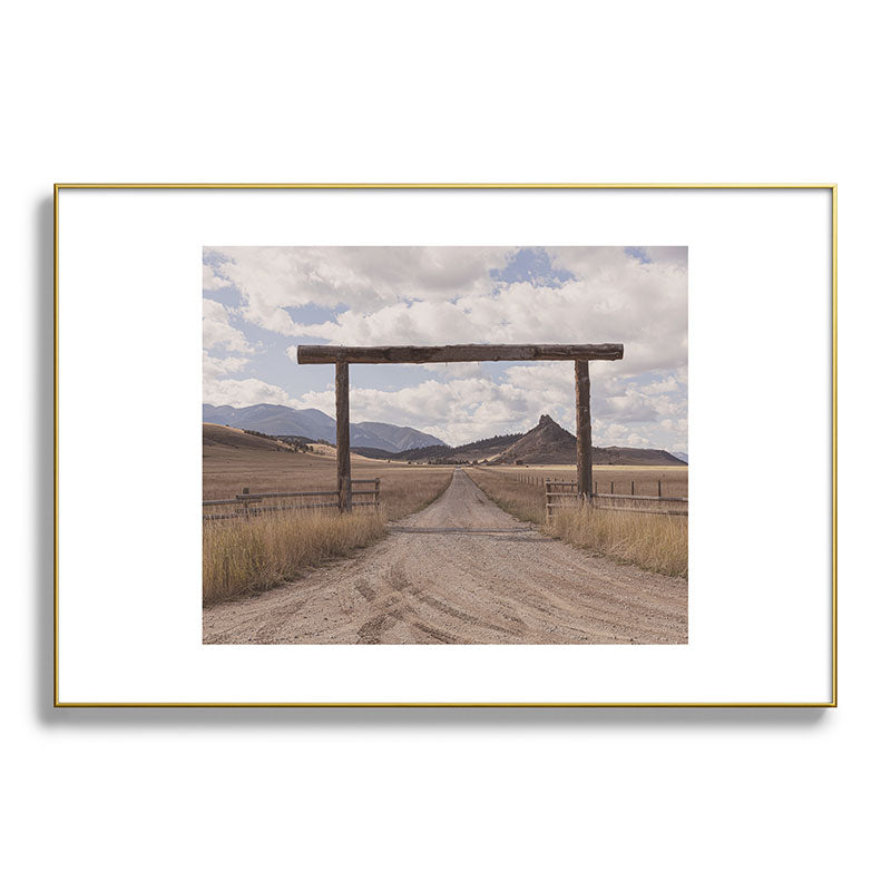 Wide Open Spaces x Montana Landscape Photography Framed Art Print