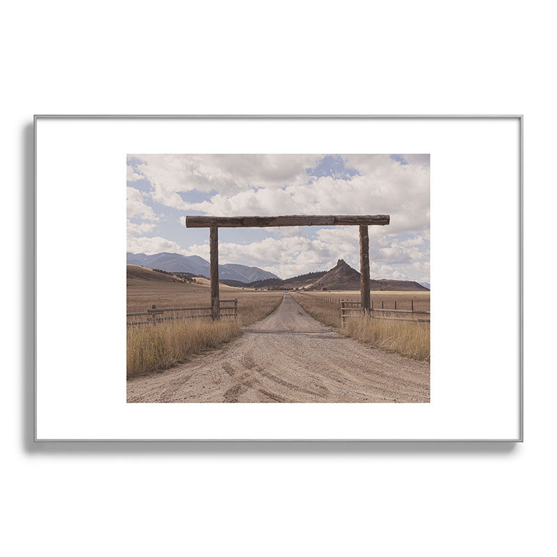 Wide Open Spaces x Montana Landscape Photography Framed Art Print
