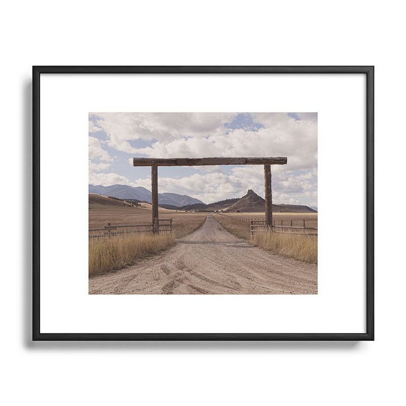 Wide Open Spaces x Montana Landscape Photography Framed Art Print