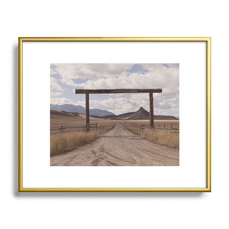 Wide Open Spaces x Montana Landscape Photography Framed Art Print