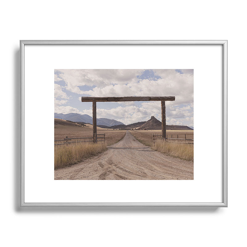 Wide Open Spaces x Montana Landscape Photography Framed Art Print