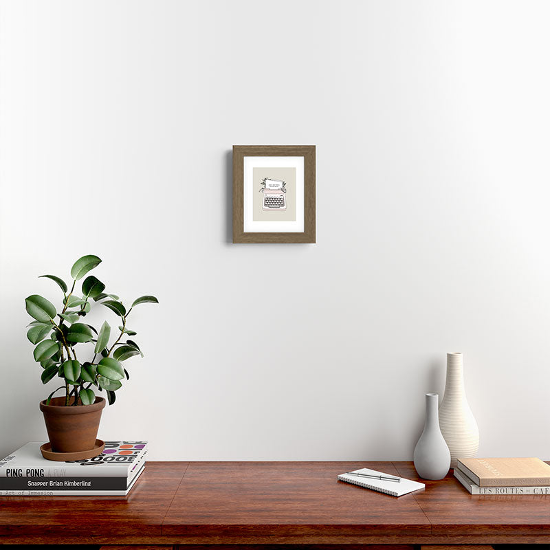 Don't Stop Framed Art Print