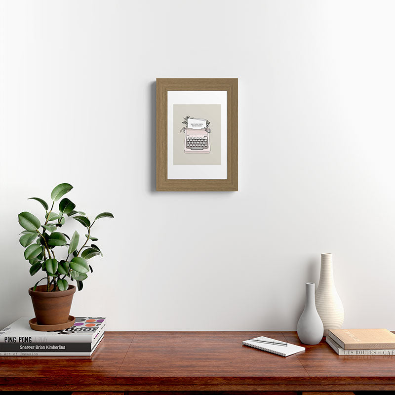 Don't Stop Framed Art Print