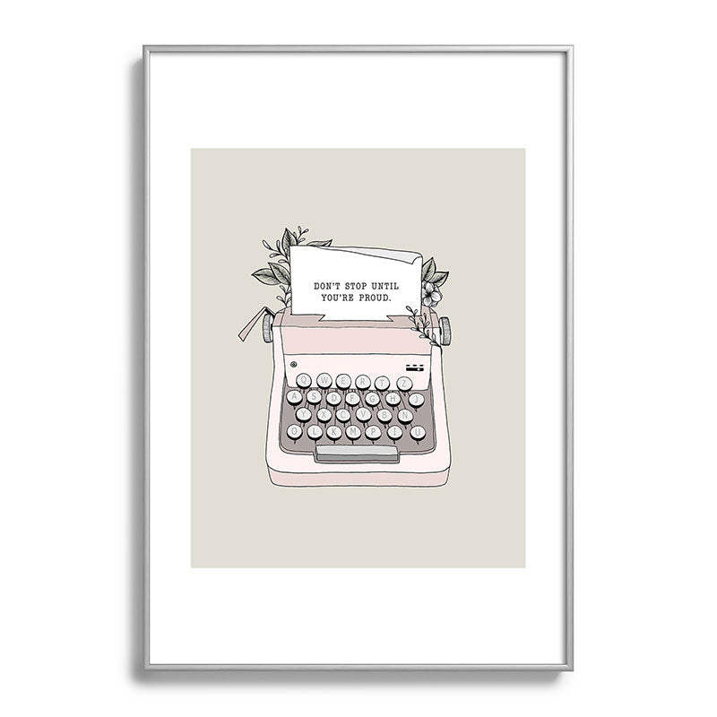 Don't Stop Framed Art Print