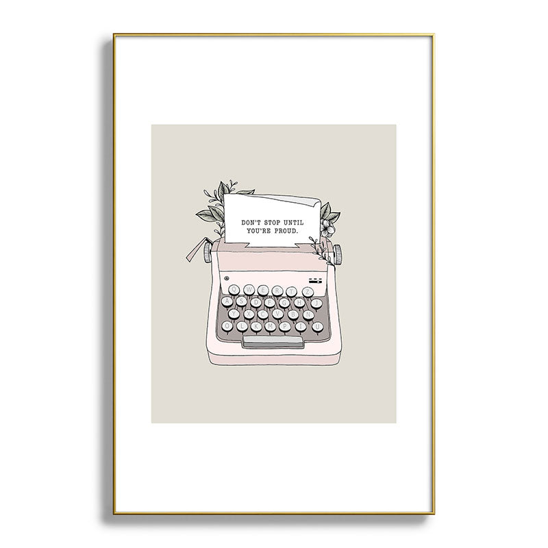 Don't Stop Framed Art Print