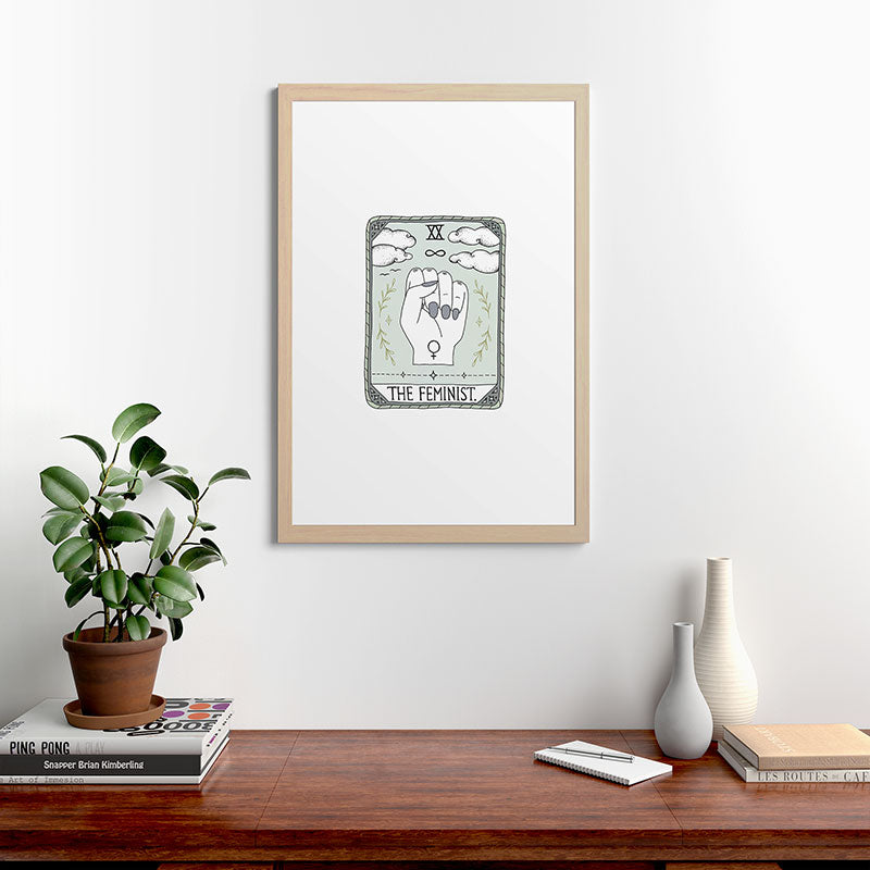 The Feminist Framed Art Print
