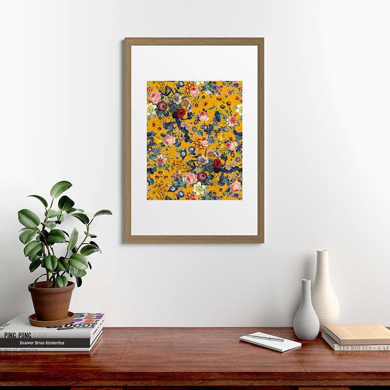 Summer Botanical Garden IX Framed Art Print