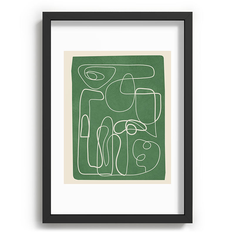 Lines in Space 7 Framed Art Print
