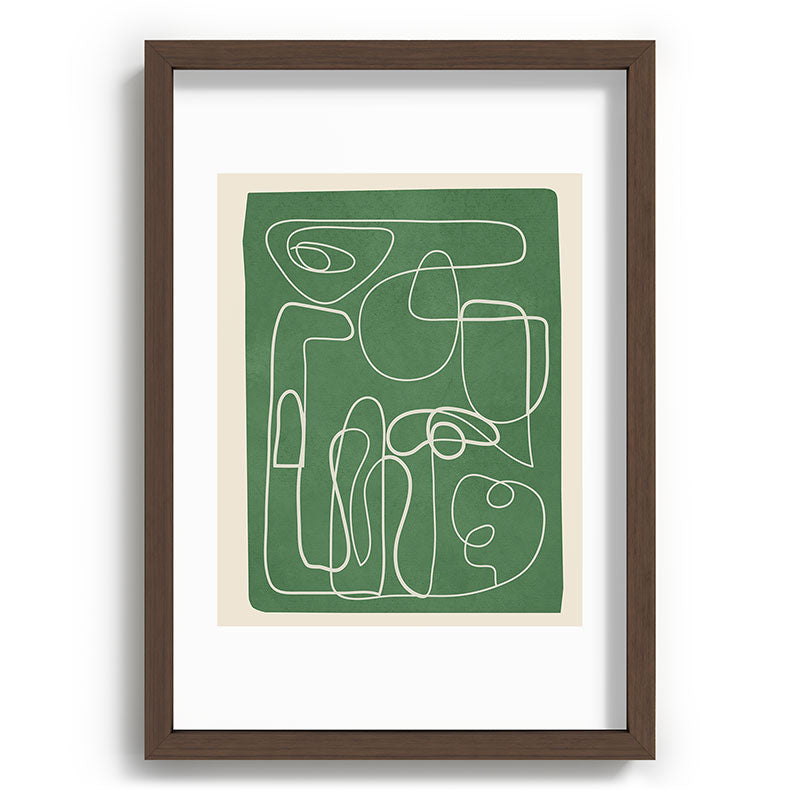Lines in Space 7 Framed Art Print