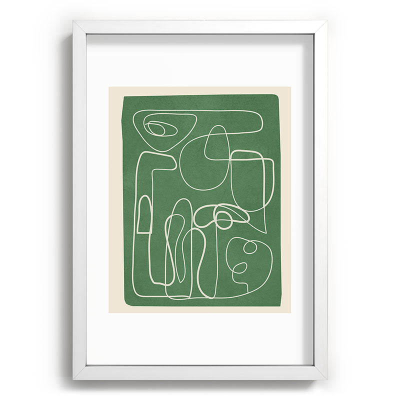 Lines in Space 7 Framed Art Print