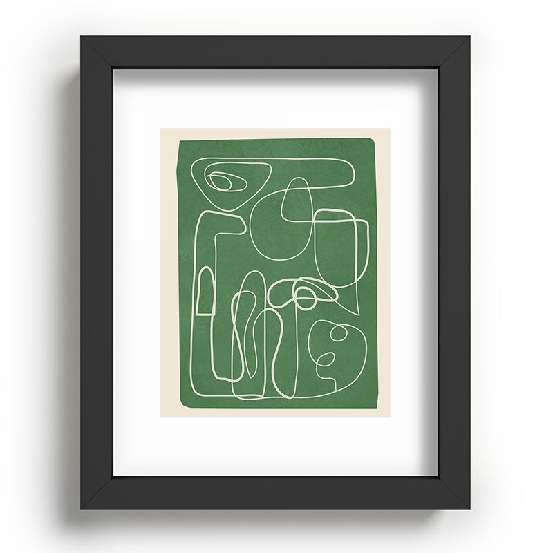 Lines in Space 7 Framed Art Print