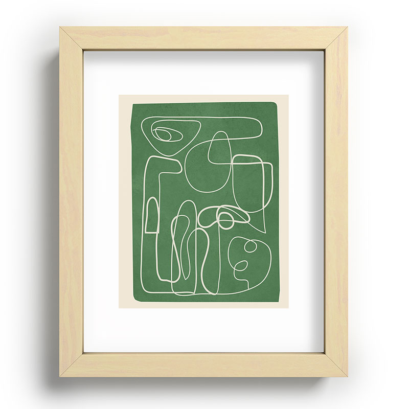 Lines in Space 7 Framed Art Print