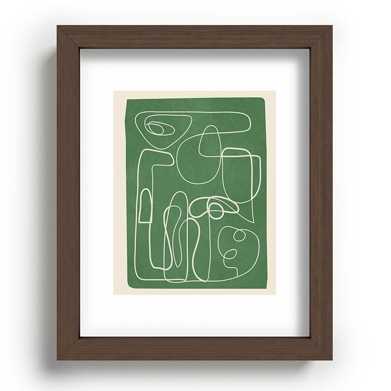 Lines in Space 7 Framed Art Print