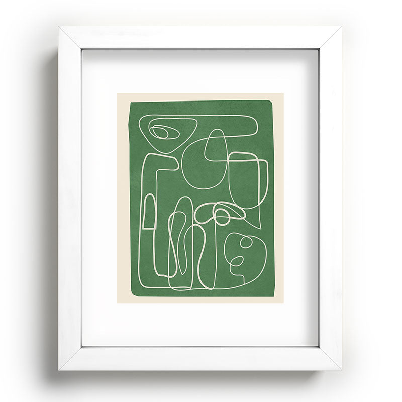 Lines in Space 7 Framed Art Print