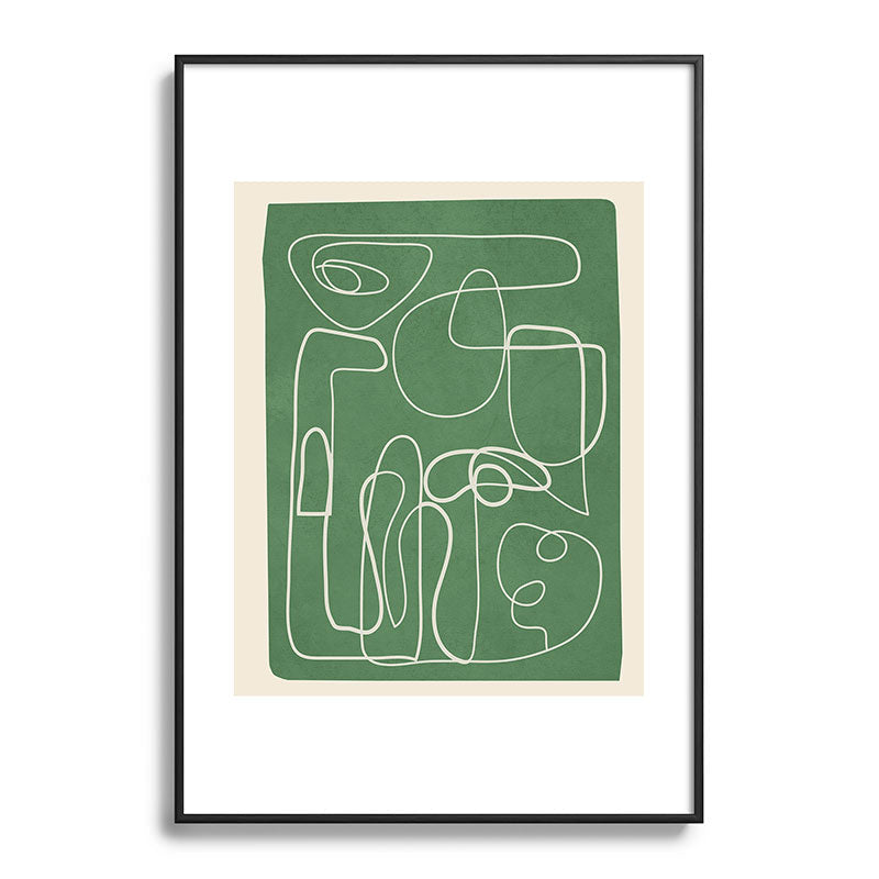 Lines in Space 7 Framed Art Print
