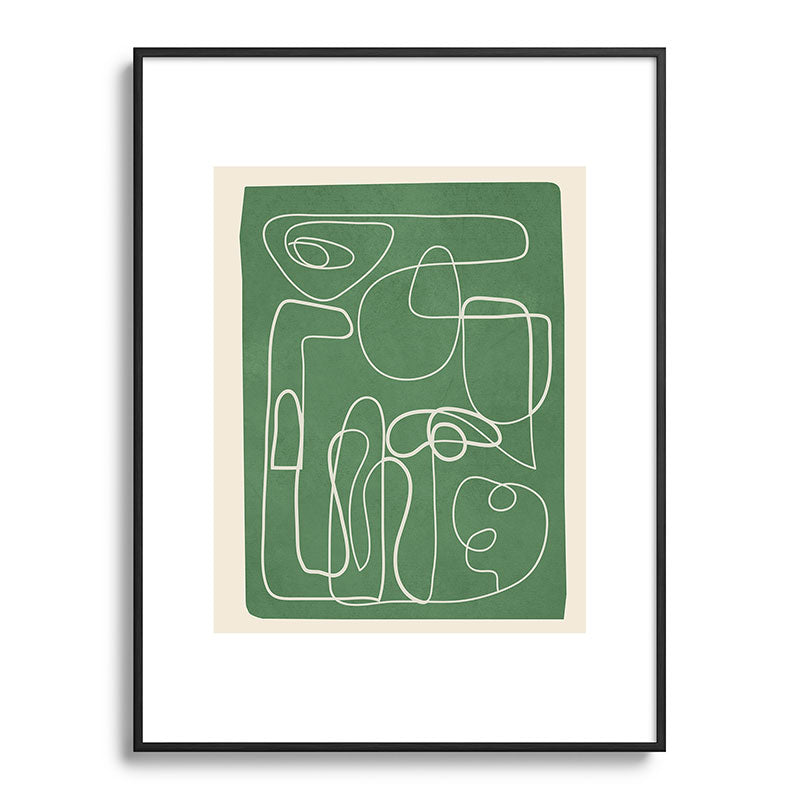 Lines in Space 7 Framed Art Print