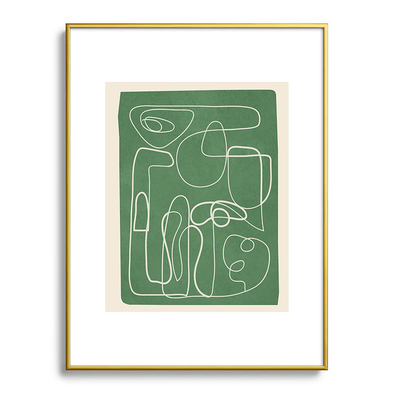 Lines in Space 7 Framed Art Print