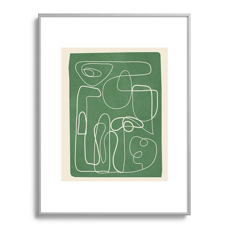 Lines in Space 7 Framed Art Print
