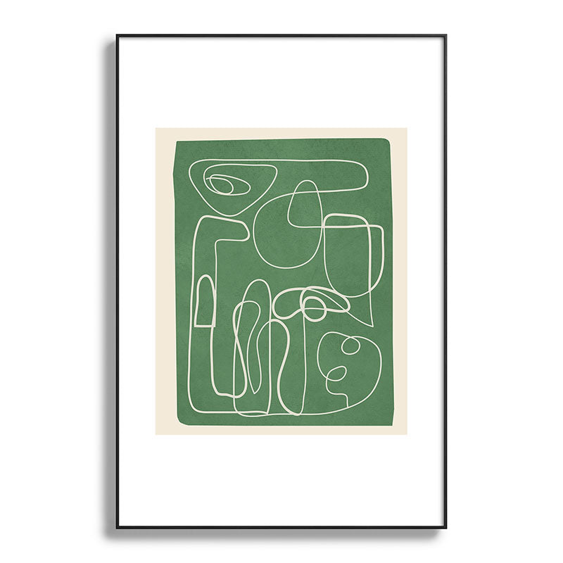 Lines in Space 7 Framed Art Print