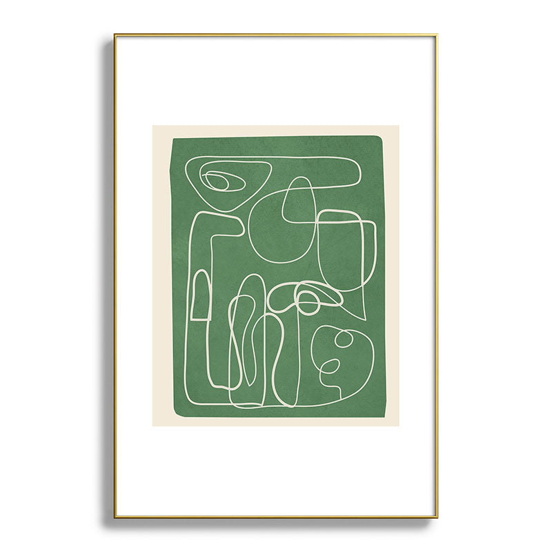 Lines in Space 7 Framed Art Print