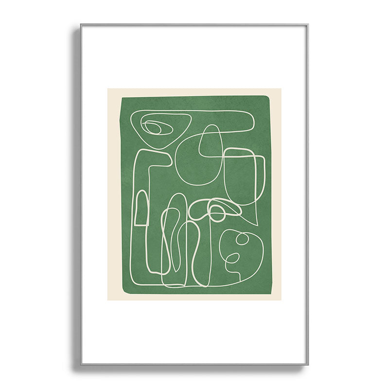 Lines in Space 7 Framed Art Print