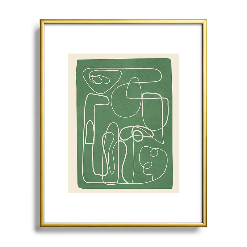 Lines in Space 7 Framed Art Print