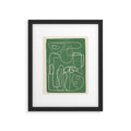 Lines in Space 7 Framed Art Print