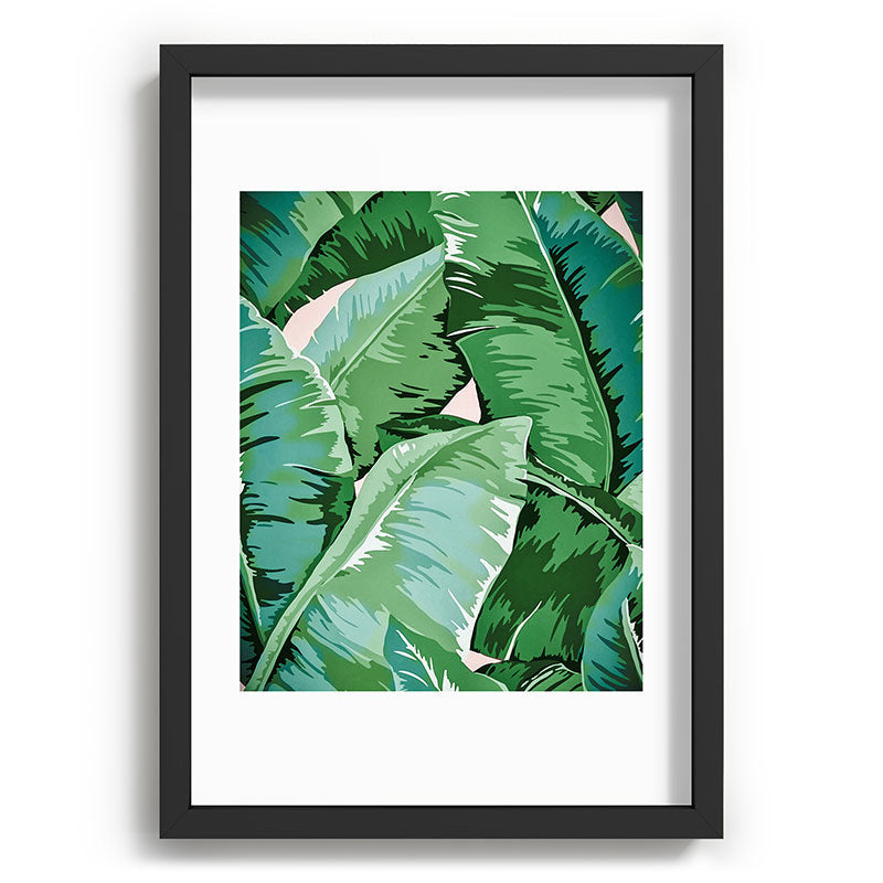 Banana leaf grandeur II Framed Art Print