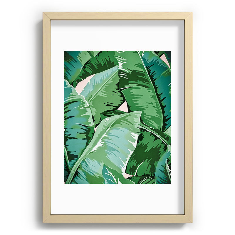Banana leaf grandeur II Framed Art Print