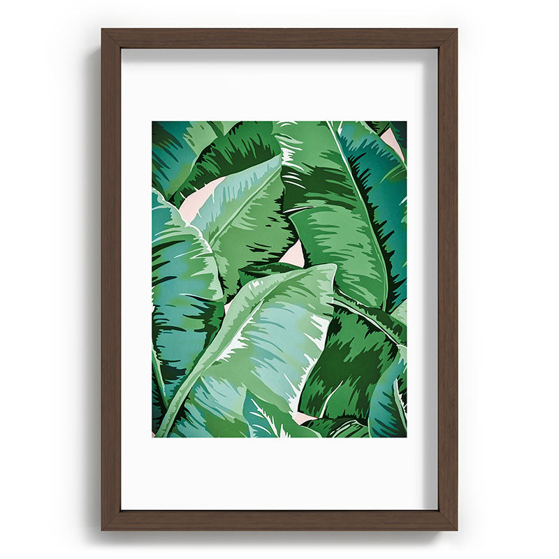 Banana leaf grandeur II Framed Art Print