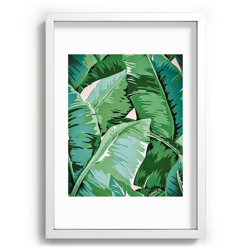 Banana leaf grandeur II Framed Art Print