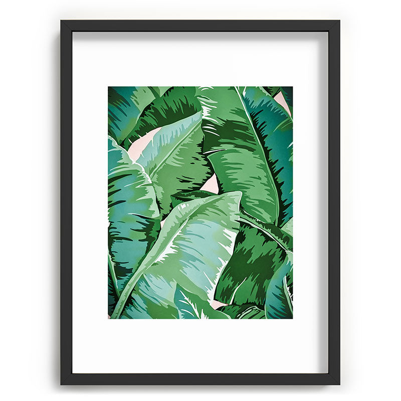 Banana leaf grandeur II Framed Art Print