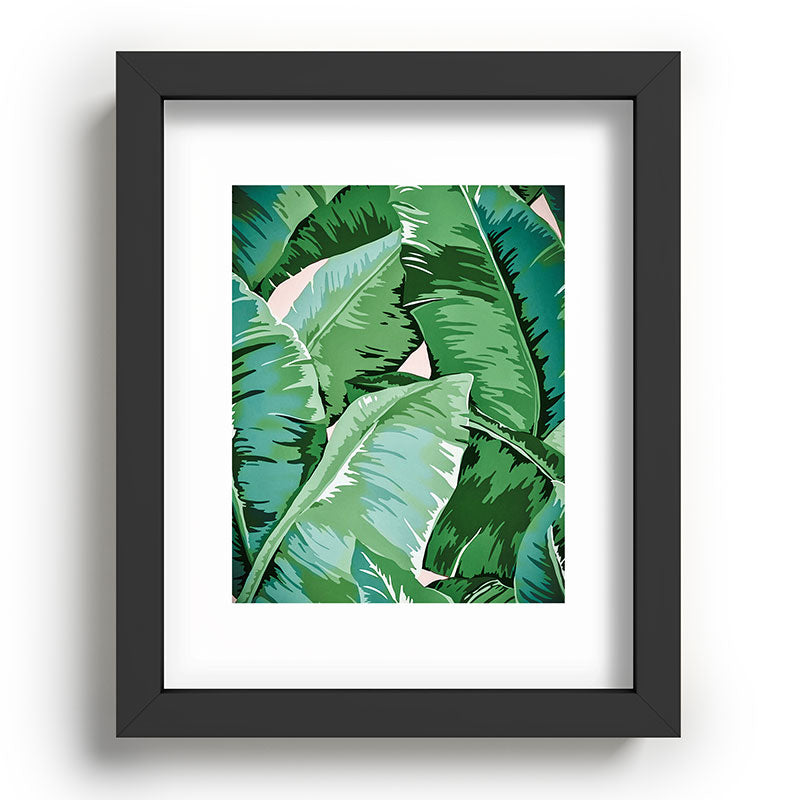 Banana leaf grandeur II Framed Art Print