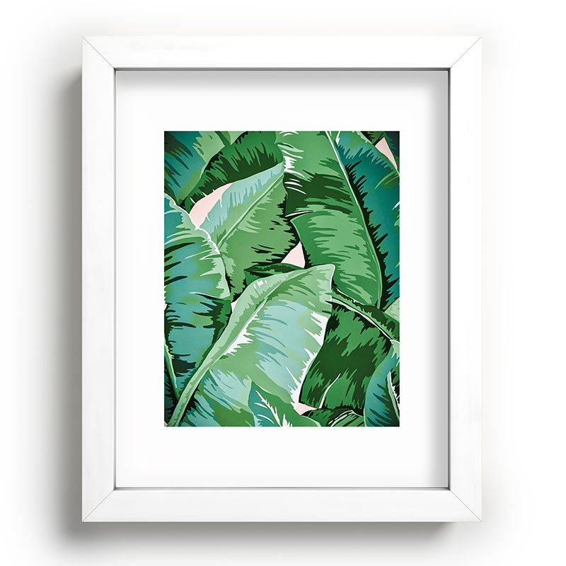 Banana leaf grandeur II Framed Art Print