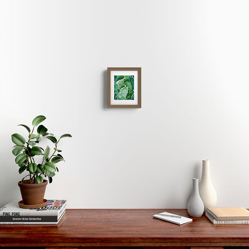 Banana leaf grandeur II Framed Art Print