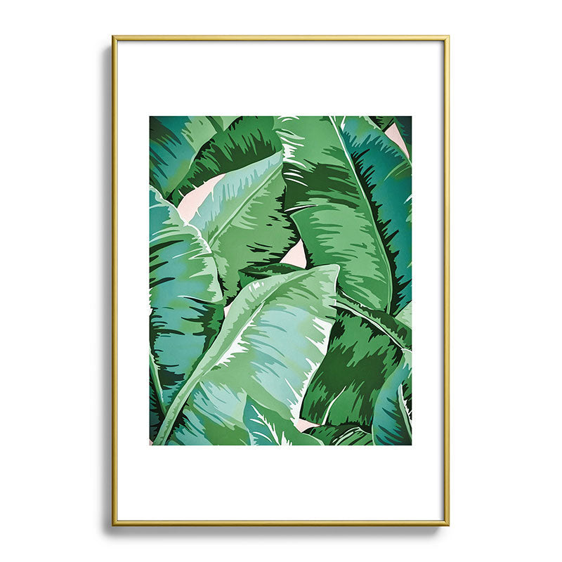 Banana leaf grandeur II Framed Art Print