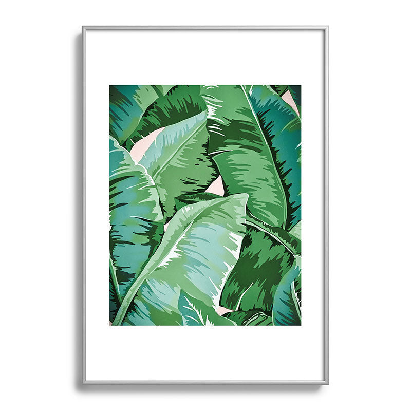 Banana leaf grandeur II Framed Art Print